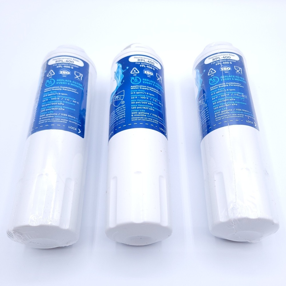 Pureline Model #PL-400 Refrigerator Water Filter 2 Factory Sealed 1 New Unsealed